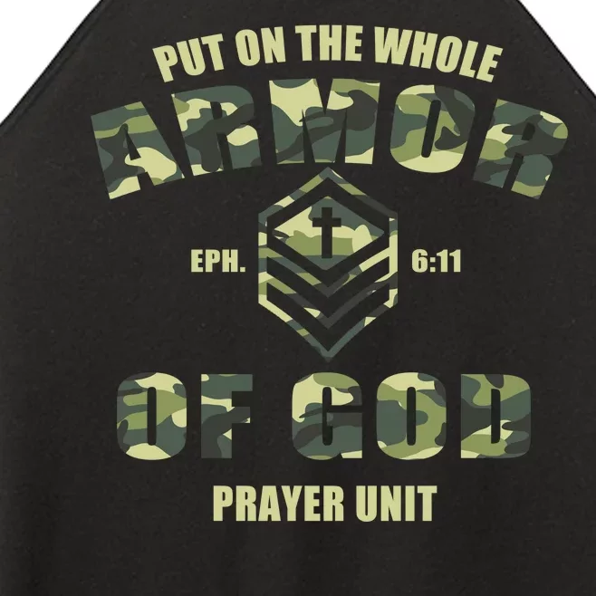 Put On The Whole Armor Of God Prayer Unit Women’s Perfect Tri Rocker Tank