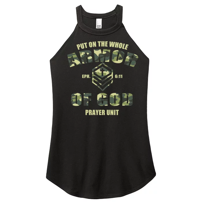 Put On The Whole Armor Of God Prayer Unit Women’s Perfect Tri Rocker Tank