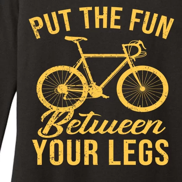 Put The Fun Between Your Legs Womens CVC Long Sleeve Shirt