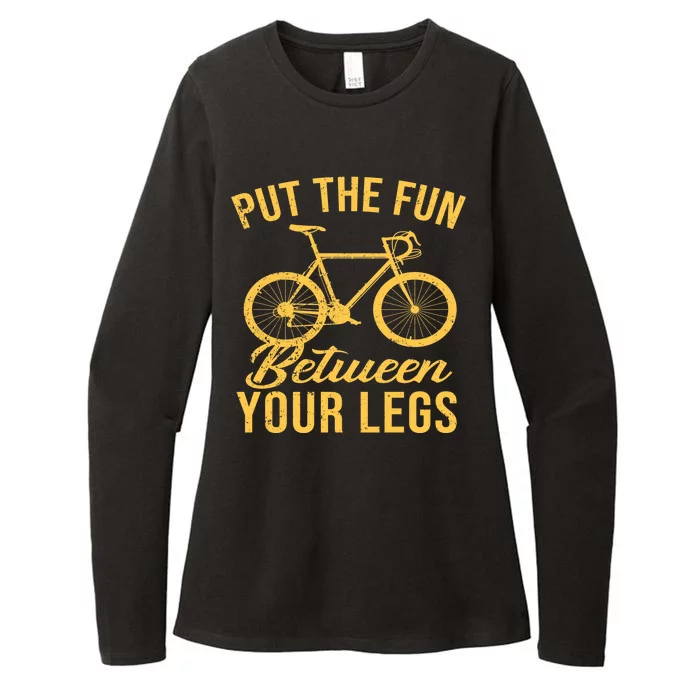 Put The Fun Between Your Legs Womens CVC Long Sleeve Shirt