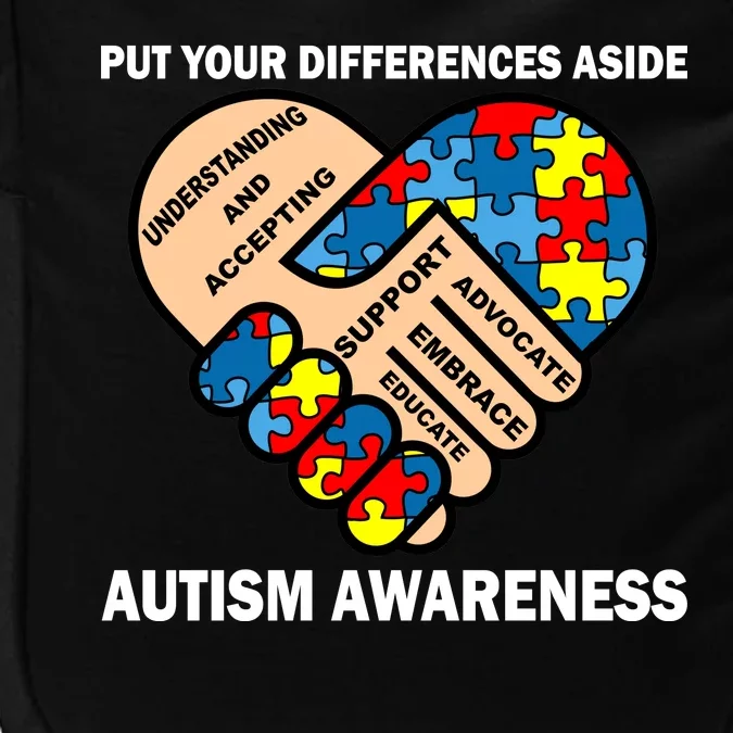 Put Your Differences Aside Autism Awareness Impact Tech Backpack