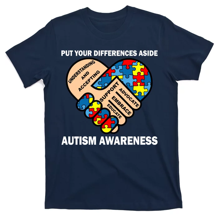 Put Your Differences Aside Autism Awareness Poster