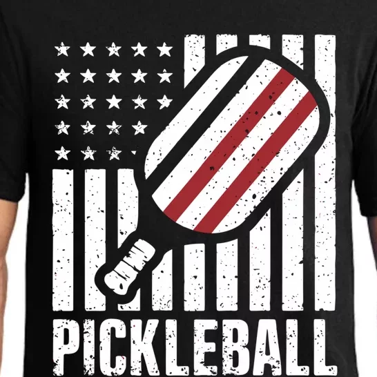 Pickleball Usa Us Flag Pickleball Player Paddleball Lover Great Gift Pajama Set