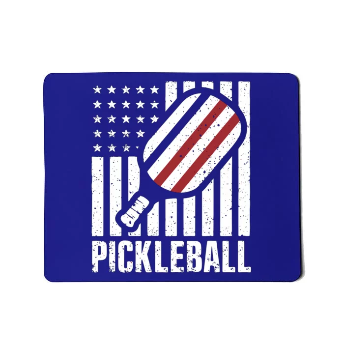 Pickleball Usa Us Flag Pickleball Player Paddleball Lover Great Gift Mousepad