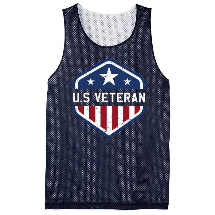 Proud Us Veteran Mesh Reversible Basketball Jersey Tank