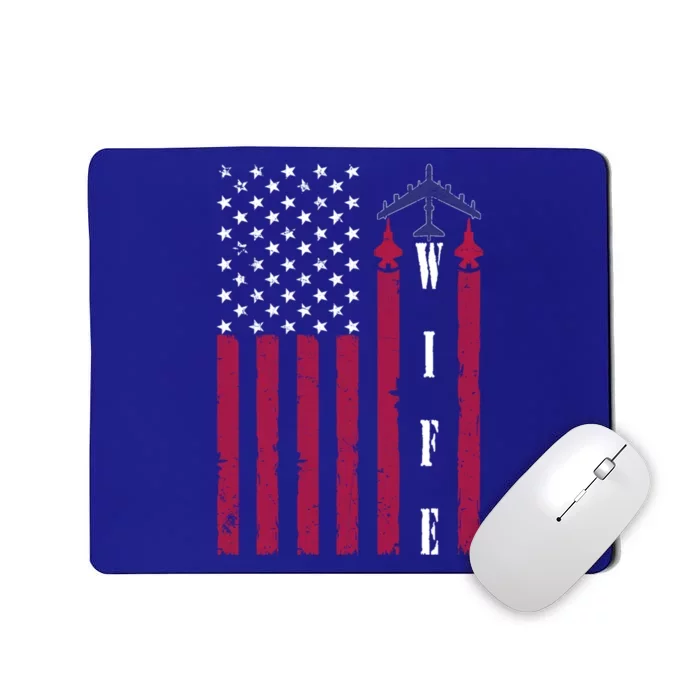 Proud Usaf Wife Air Force Academy Spouse Appreciation Day Great Gift Mousepad