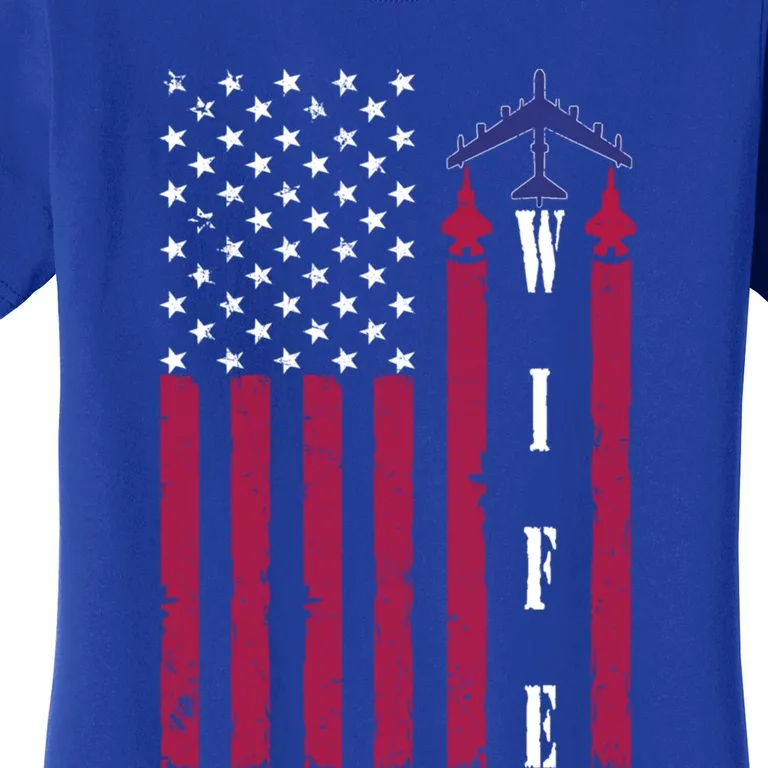 Proud Usaf Wife Air Force Academy Spouse Appreciation Day Great Gift Women's T-Shirt