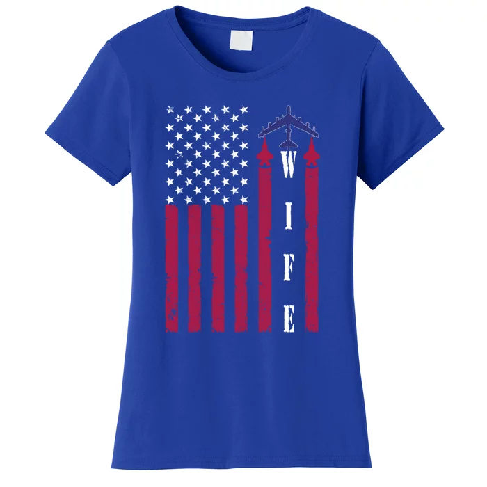 Proud Usaf Wife Air Force Academy Spouse Appreciation Day Great Gift Women's T-Shirt