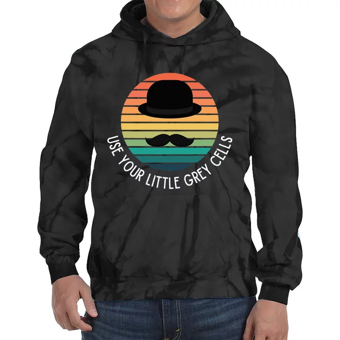 Poirot Use Your Little Grey Cells Tie Dye Hoodie