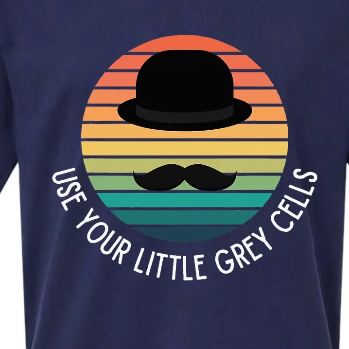 Poirot Use Your Little Grey Cells Sueded Cloud Jersey T-Shirt