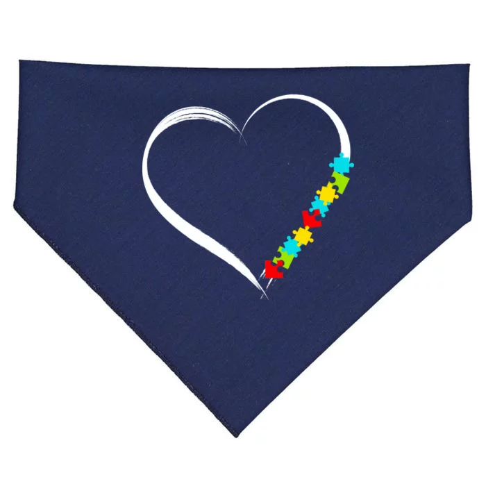 Puzzle Of Love Autism Awareness USA-Made Doggie Bandana