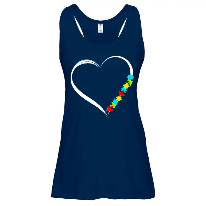 Puzzle Of Love Autism Awareness Ladies Essential Flowy Tank