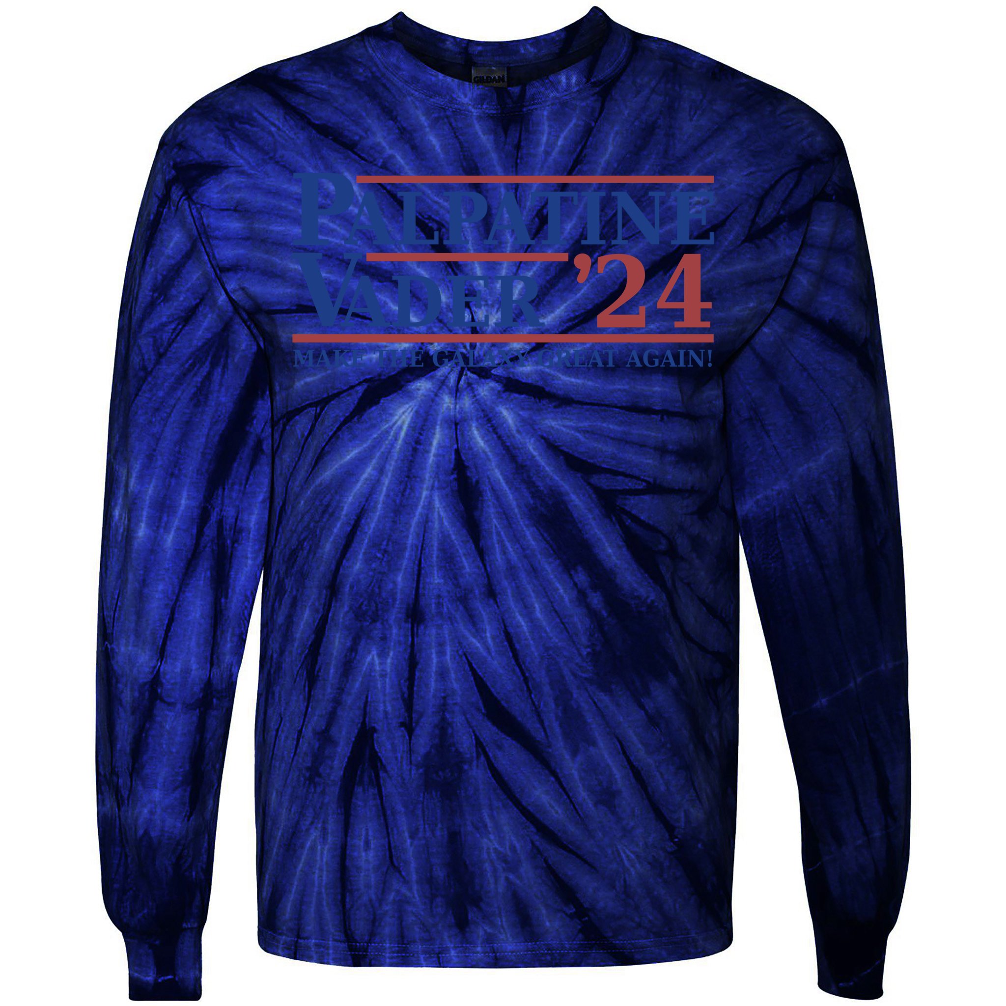 Palpatine Vader 2024 Vote Palpatine Vader In 2024 Tie Dye Long Sleeve   Pv23066836 Palpatine Vader 2024 Vote Palpatine Vader In 2024  Navy Tdls Garment 