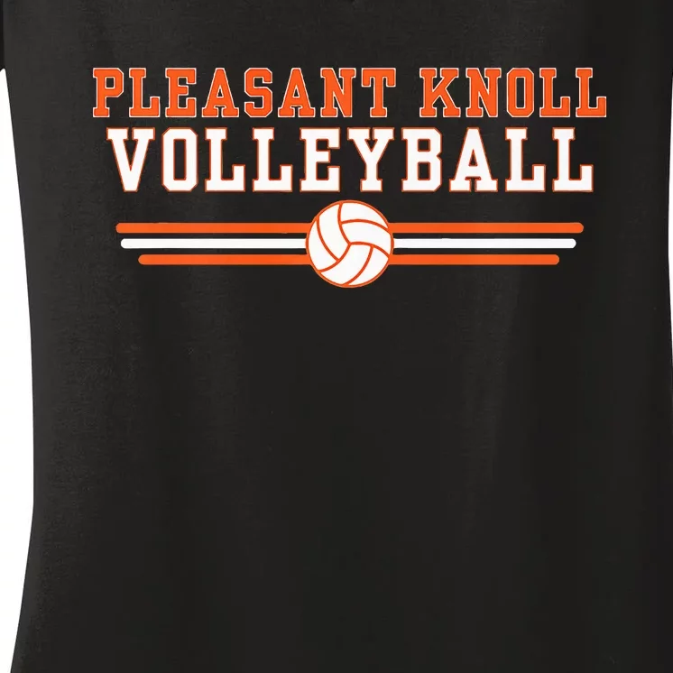 Pkms Volleyball 2 Premium Women's V-Neck T-Shirt