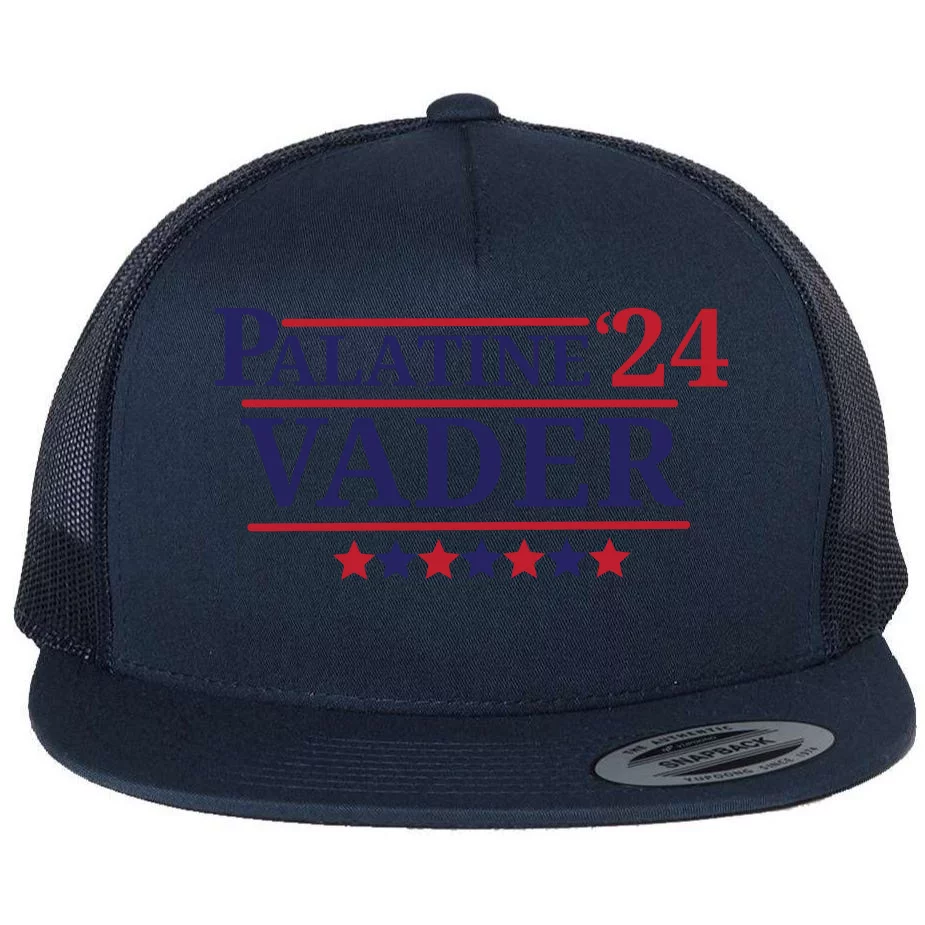 Palpatine Vader 2024 Vote Palpatine Vader In 2024 Flat Bill Trucker Hat   Pv24126130 Palpatine Vader 2024 Vote Palpatine Vader In 2024  Navy Fbth Garment.webp