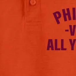 Philly Vs All Youse Funny Philadelphia Slang Retro Dry Zone Grid Performance Polo