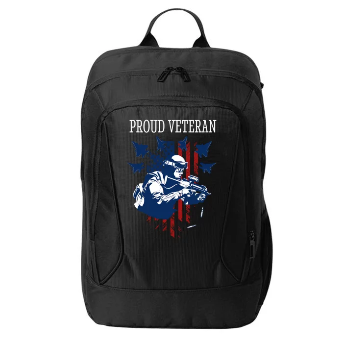 Proud Veteran Airstrike Combat City Backpack