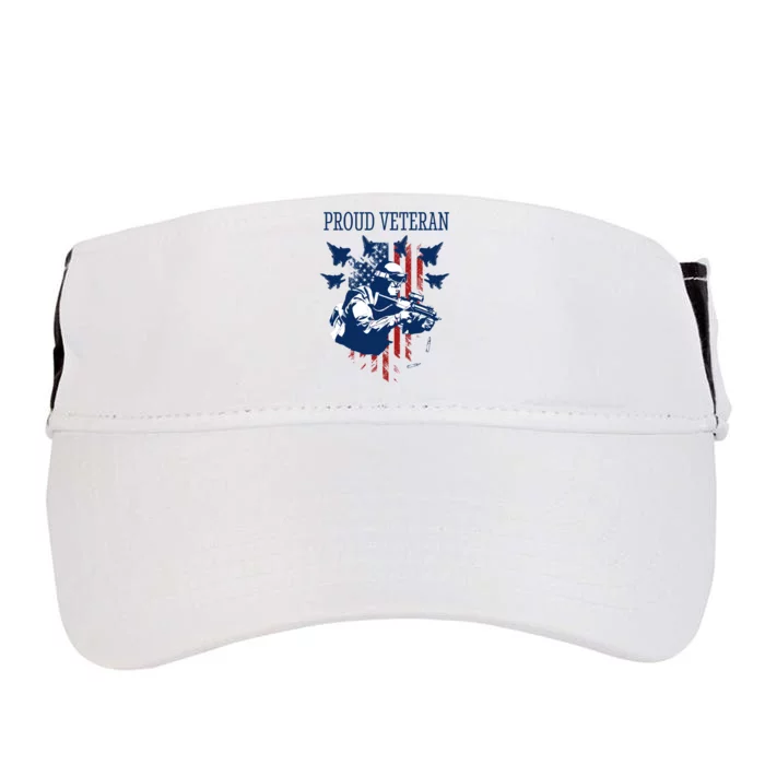 Proud Veteran Airstrike Combat Adult Drive Performance Visor