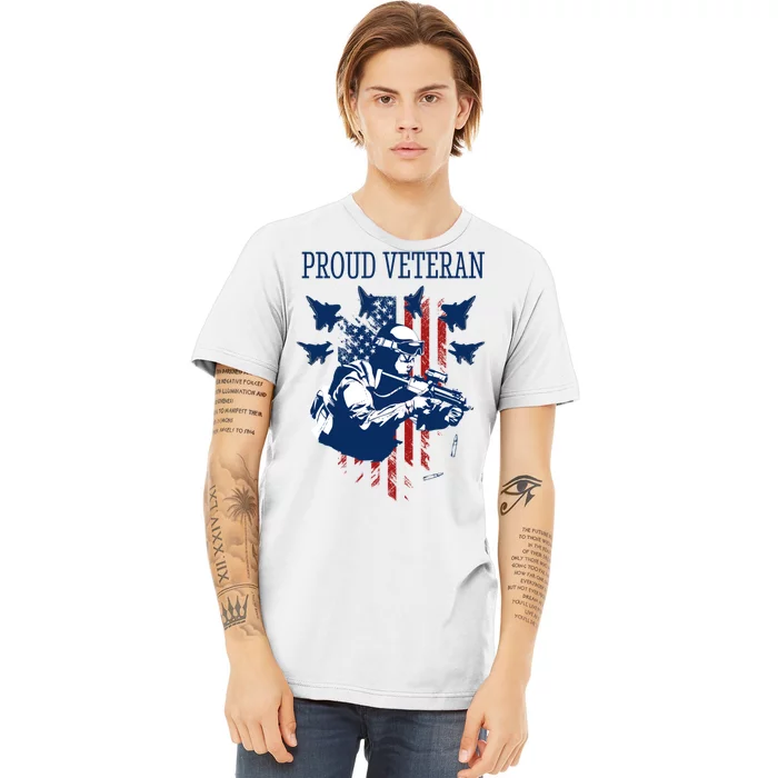 Proud Veteran Airstrike Combat Premium T-Shirt