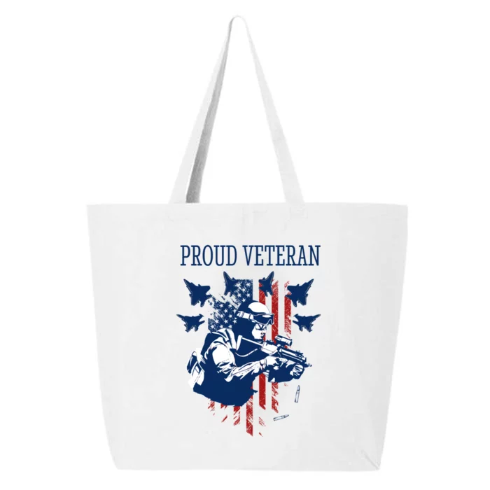 Proud Veteran Airstrike Combat 25L Jumbo Tote