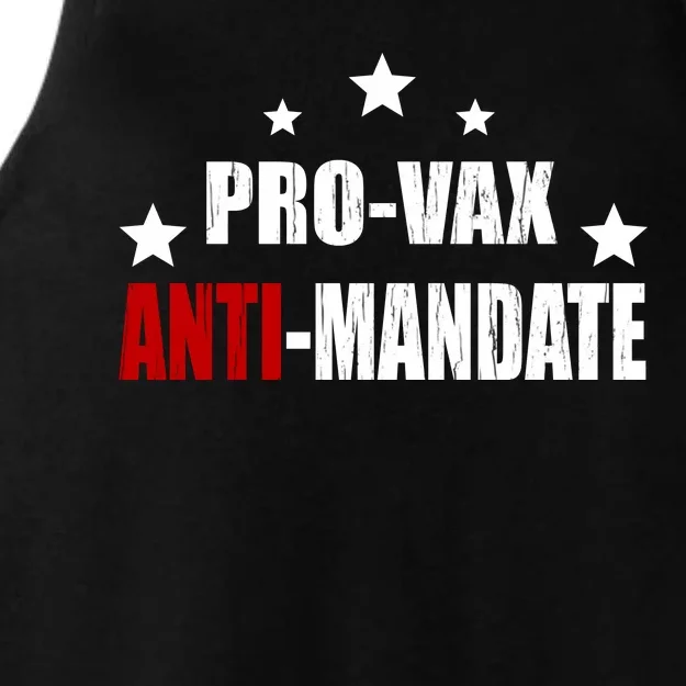 Pro Vax Anti Mandate Ladies Tri-Blend Wicking Tank