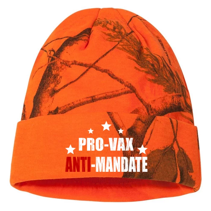 Pro Vax Anti Mandate Kati - 12in Camo Beanie