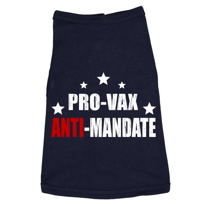 Pro Vax Anti Mandate Doggie Tank