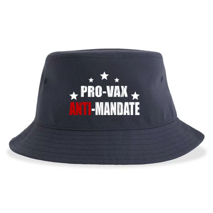 Pro Vax Anti Mandate Sustainable Bucket Hat