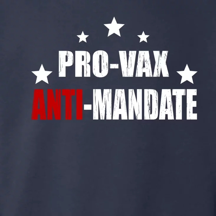 Pro Vax Anti Mandate Toddler Hoodie