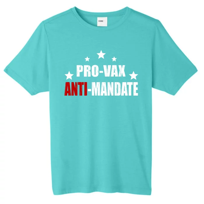 Pro Vax Anti Mandate ChromaSoft Performance T-Shirt