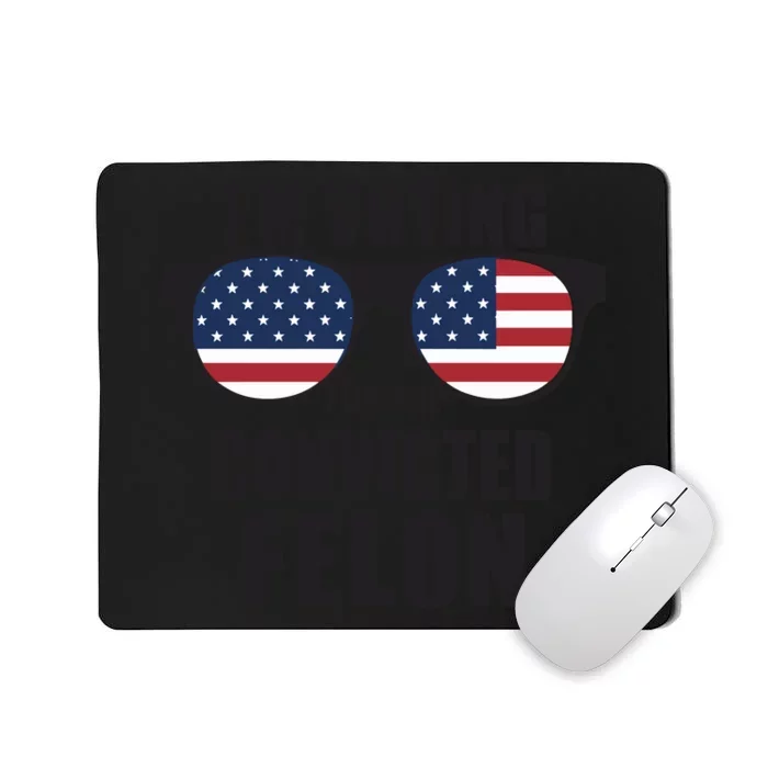 Patriotic Voting Advocate Graphic Mousepad