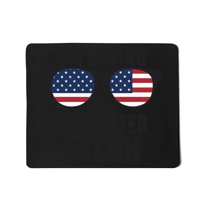 Patriotic Voting Advocate Graphic Mousepad