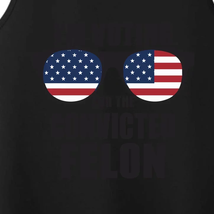 Patriotic Voting Advocate Graphic Performance Tank