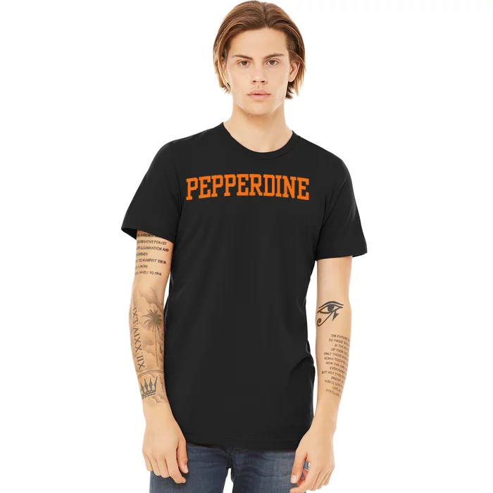 Pepperdine Vintage Arch University Premium T-Shirt