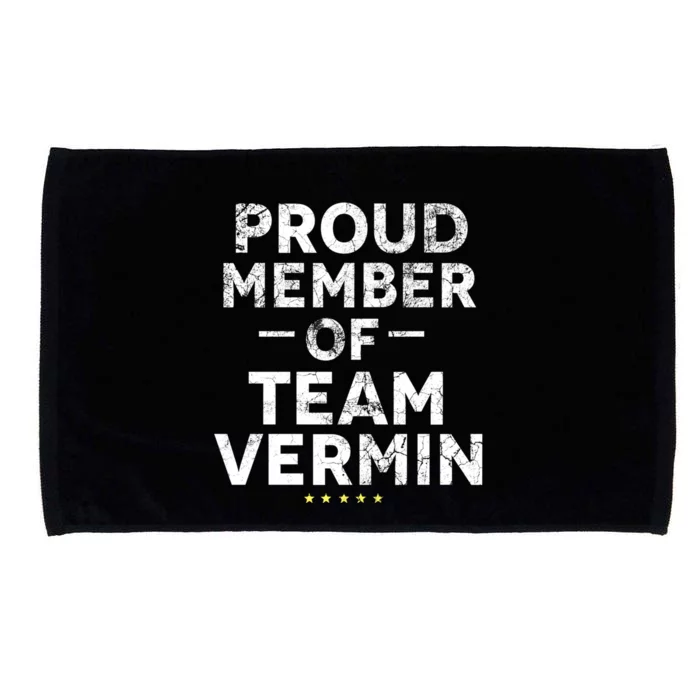 Proud Vermin Anti Trump Quote Microfiber Hand Towel