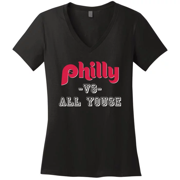 Philadelphia Phillies Cooperstown Red VNeck for Women (Free Shipping) Szs  Md, Lg & XL