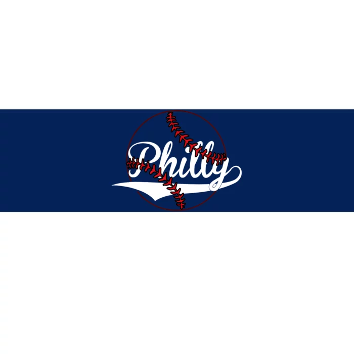 Philly Vintage Baseball Lovers Baseball Fans Bumper Sticker