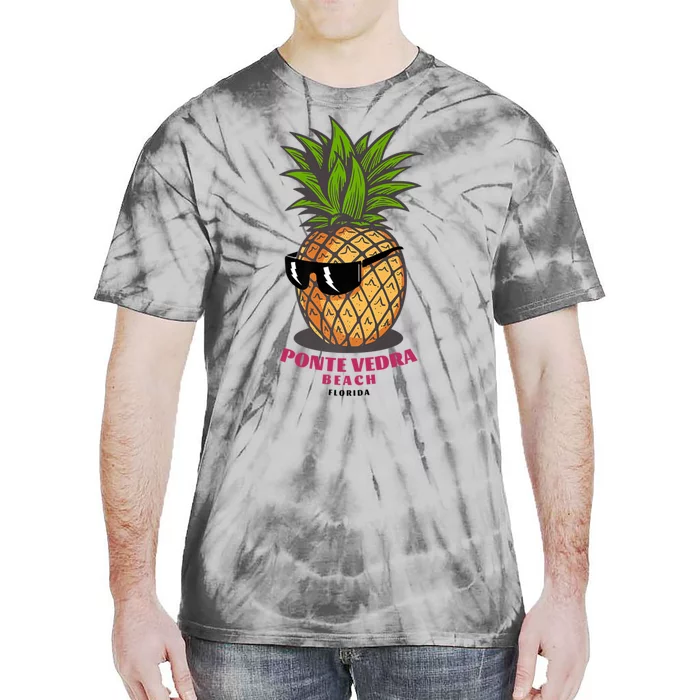 Ponte Vedra Beach Florida Fl Cute Pineapple Tie-Dye T-Shirt