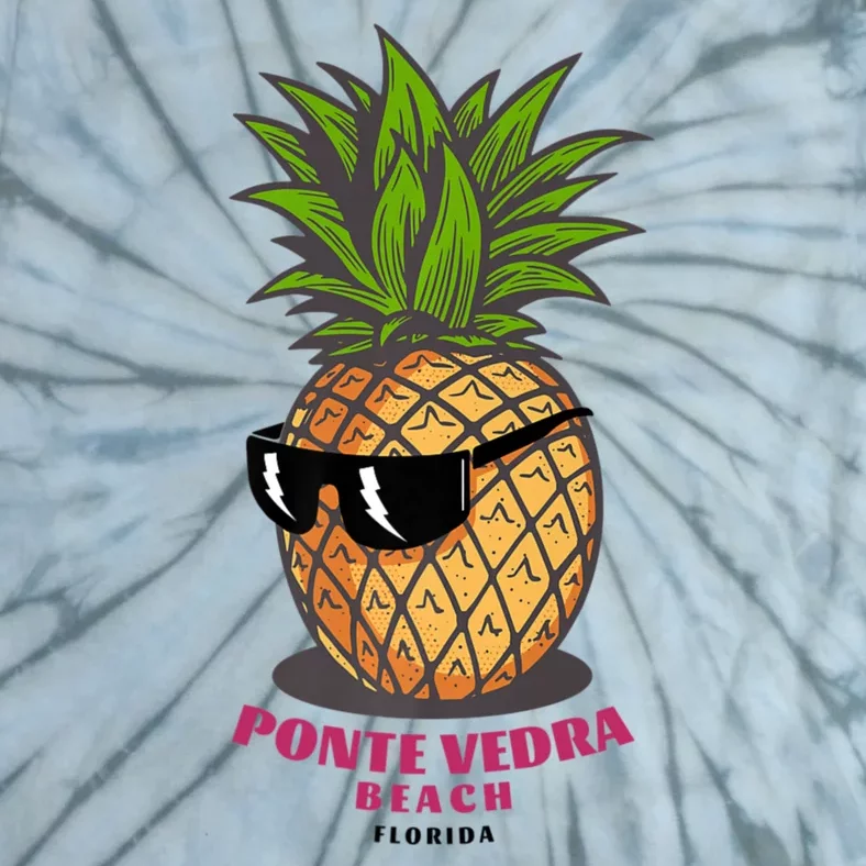 Ponte Vedra Beach Florida Fl Cute Pineapple Tie-Dye T-Shirt