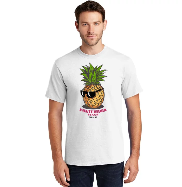 Ponte Vedra Beach Florida Fl Cute Pineapple Tall T-Shirt