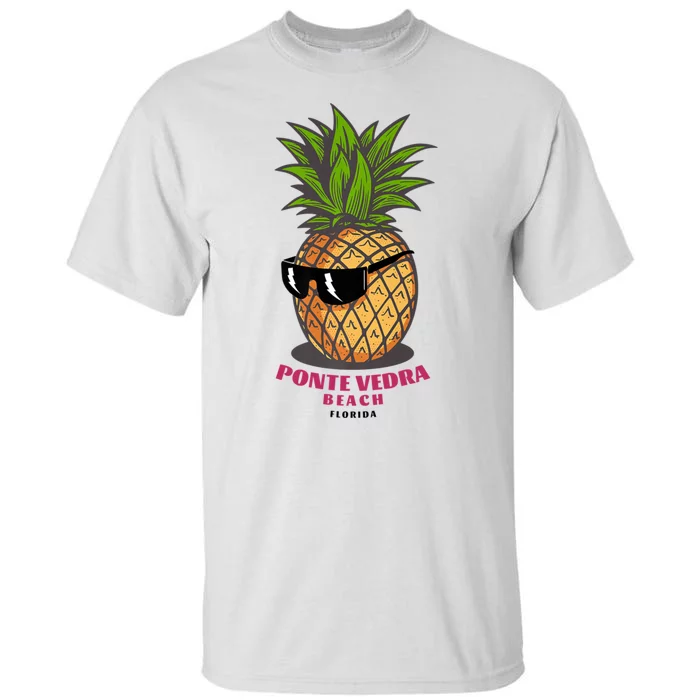 Ponte Vedra Beach Florida Fl Cute Pineapple Tall T-Shirt