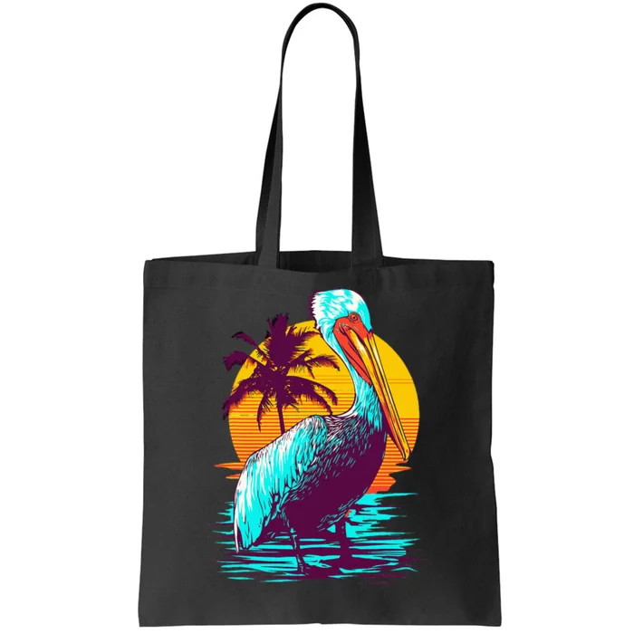 Pelican Vintage Bird Graphic Pelican Tote Bag