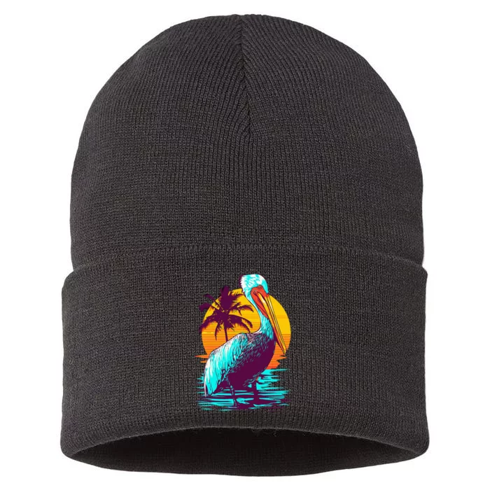 Pelican Vintage Bird Graphic Pelican Sustainable Knit Beanie