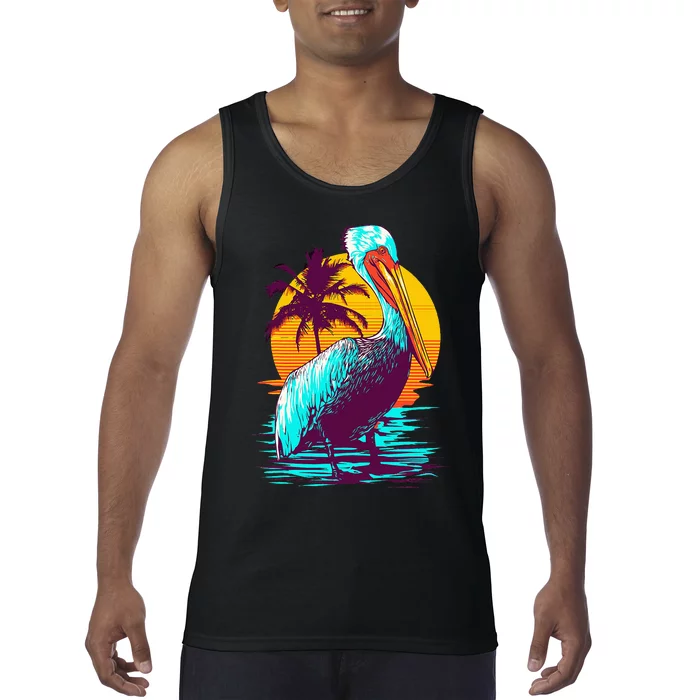 Pelican Vintage Bird Graphic Pelican Tank Top