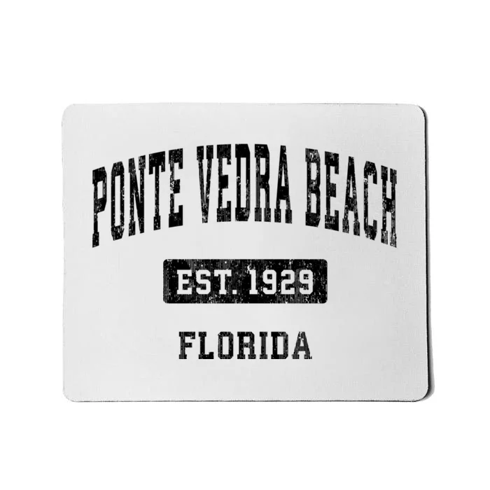 Ponte Vedra Beach Florida Fl Vintage Sports Established Mousepad