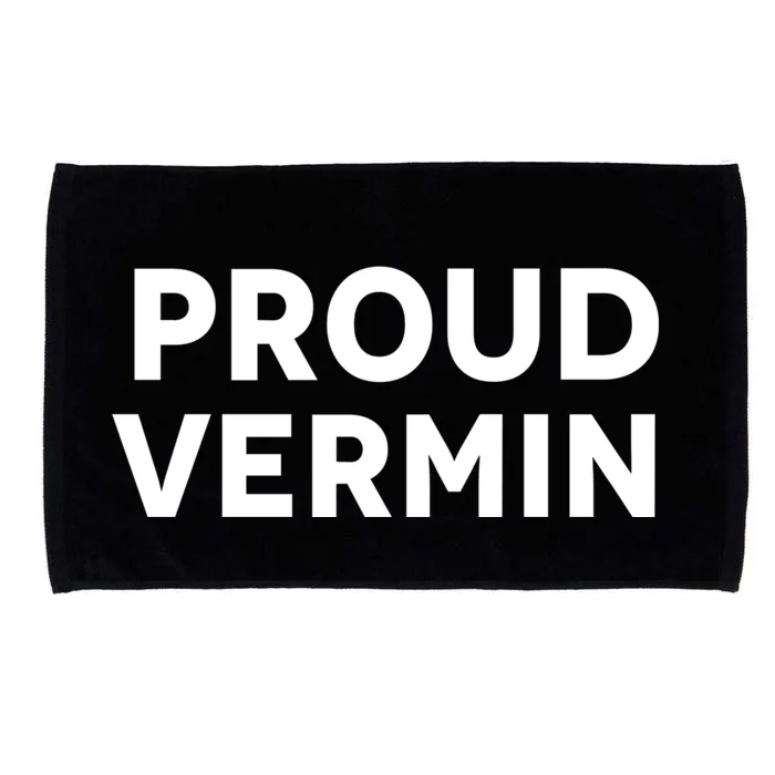 Proud Vermin Blue 2024 Microfiber Hand Towel