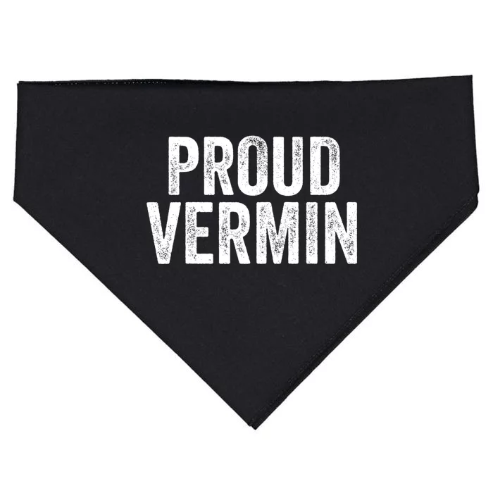 Proud Vermin Blue 2024 USA-Made Doggie Bandana