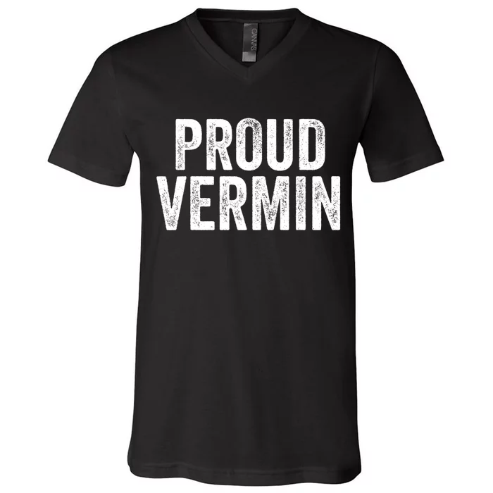 Proud Vermin Blue 2024 V-Neck T-Shirt