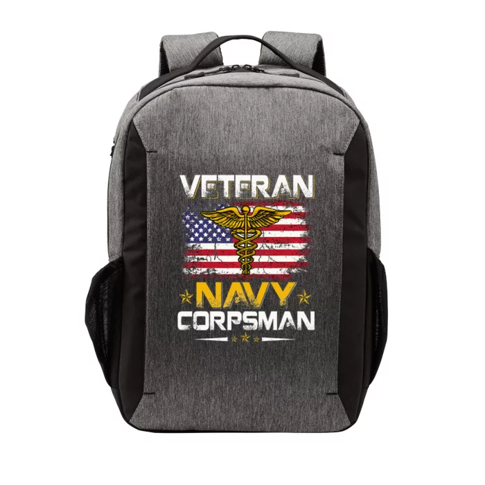 Proud Veteran Corpsman Vector Backpack