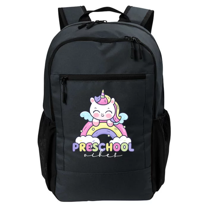 Preschool Vibes Cute Unicorn Pre School Daily Commute Backpack